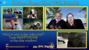 Highlight: Kahuna Happy Hour - The end to another BUSY week! Come hang out, join us in the video chat, and kick off the weekend!