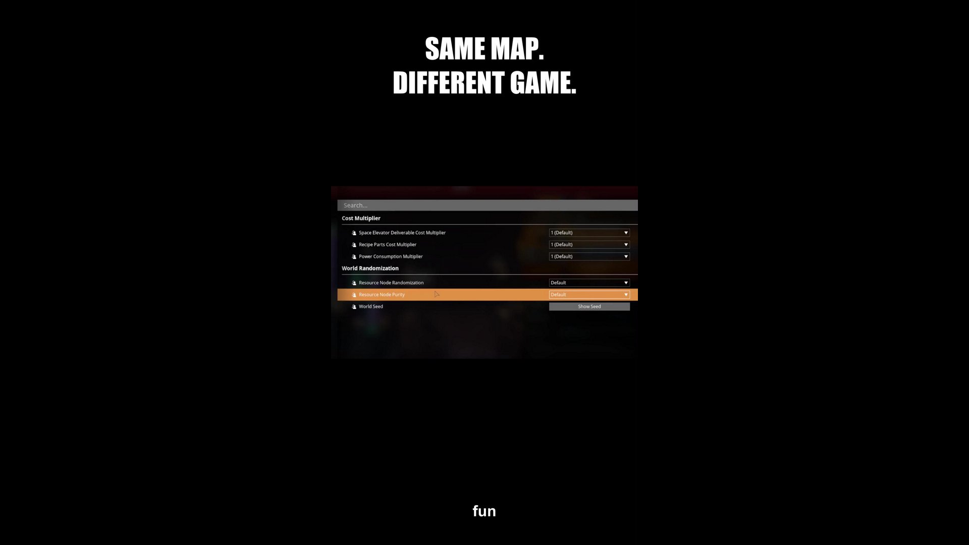 Finished Satisfactory? Try Randomizing!